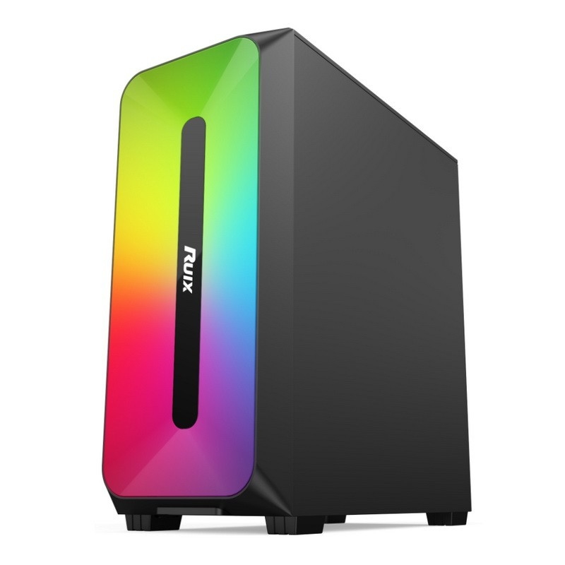 Micro ATX /ATX/ITX CASE Dazzle ARGB Effect Передняя панель Блок питания с нижним креплением Доступен в черном и белом цвете