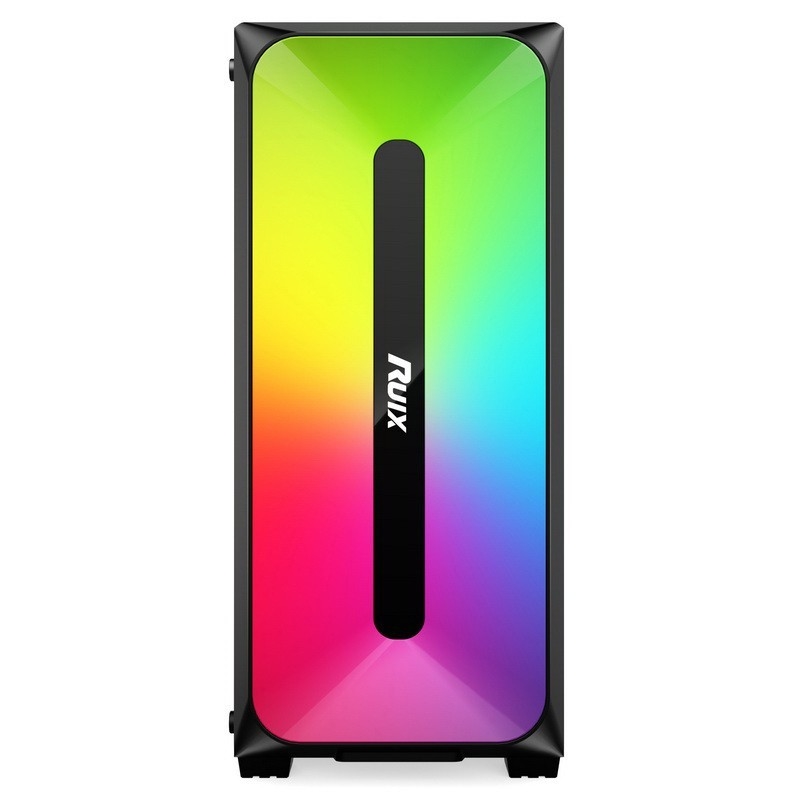 Micro ATX /ATX/ITX CASE Dazzle ARGB Effect Передняя панель Блок питания с нижним креплением Доступен в черном и белом цвете