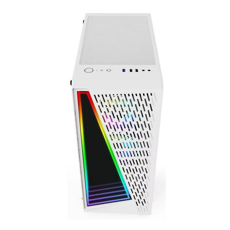Dazzle Time Tunnel Effect поддерживает ARGB-вентиляторы в 12-см черном и белом цветах. Боковая панель из закаленного стекла.