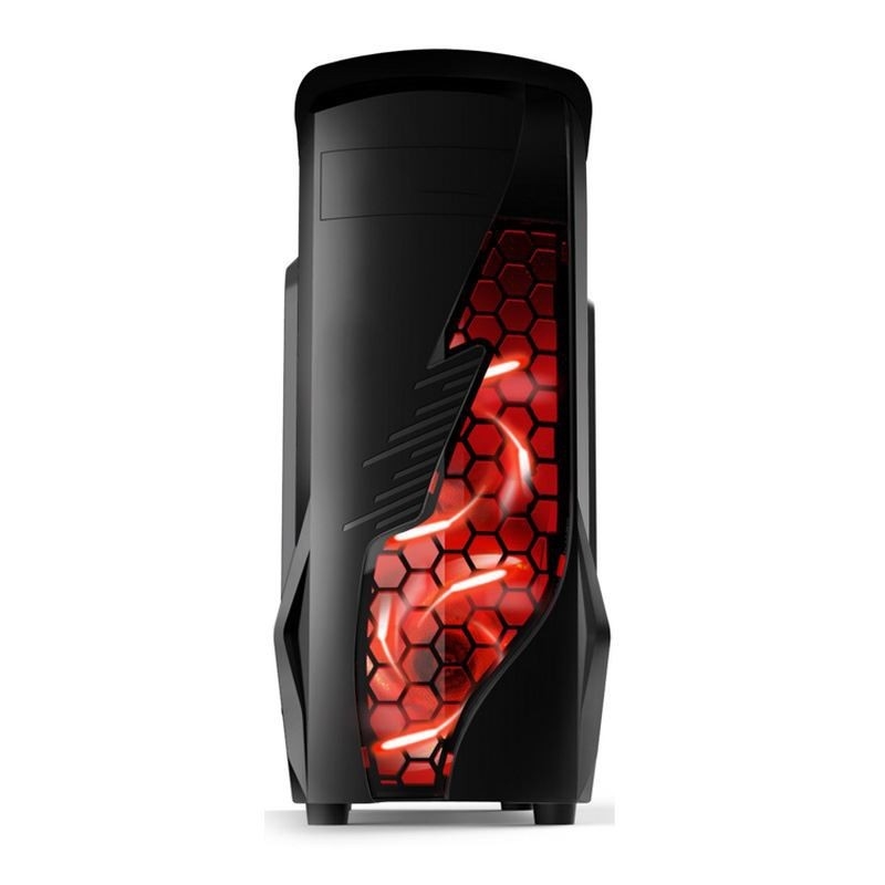 ETEK Airflow ATX Средняя башня с полыми и прозрачными передними панелями полная акриловая левая панель