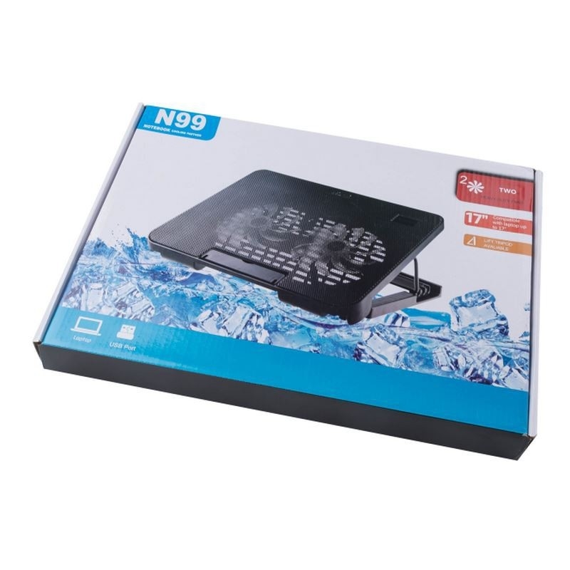 ETEK Laptop Cooling Pad Notebook Laptop Cooling Tray Внешний охладитель ноутбука Большой размер, но тихий