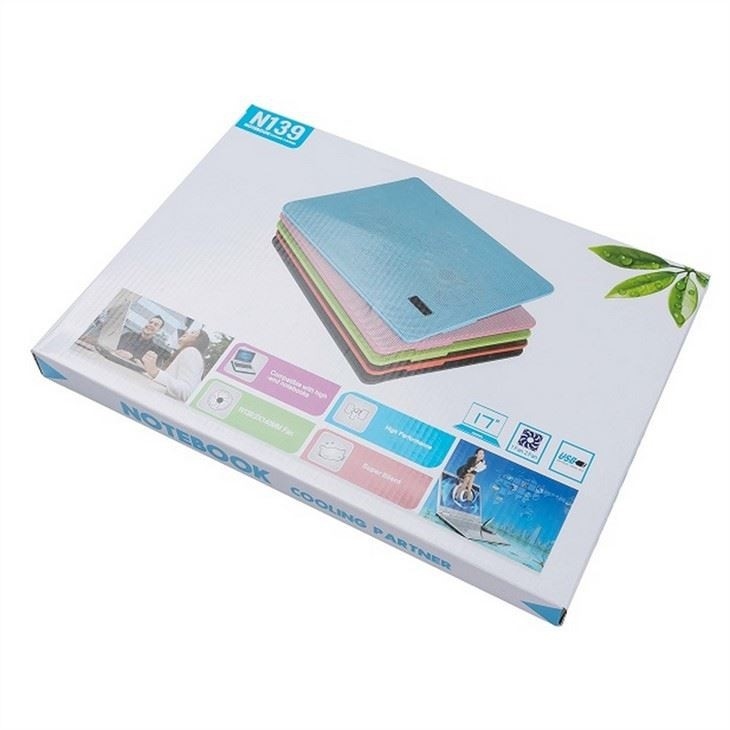 ETEK Laptop Cooling Pad - OEM 2 вентилятора Ноутбук Прохладитель Стоянка Ноутбук Прохладитель воздуха Pad 4W Пять цветов
