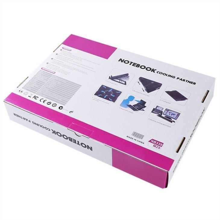 ETEK- ODM Silent Quantum Laptop Cooling Tray с 1 вентилятором Тихий прохладитель ноутбука 14 см Большой вентилятор