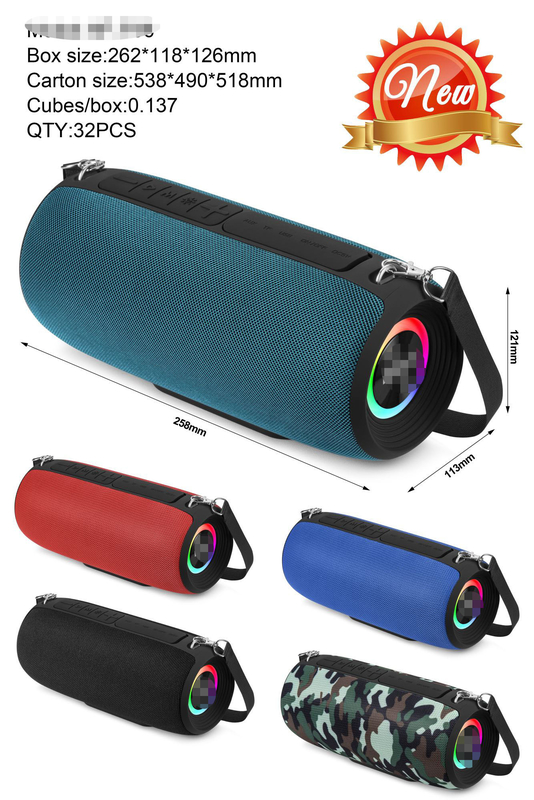 Портативный 10W Hi-Fi Bluetooth динамик, обеспечивающий мощный кристально чистый звук для телевизора Проектор сотовый телефон