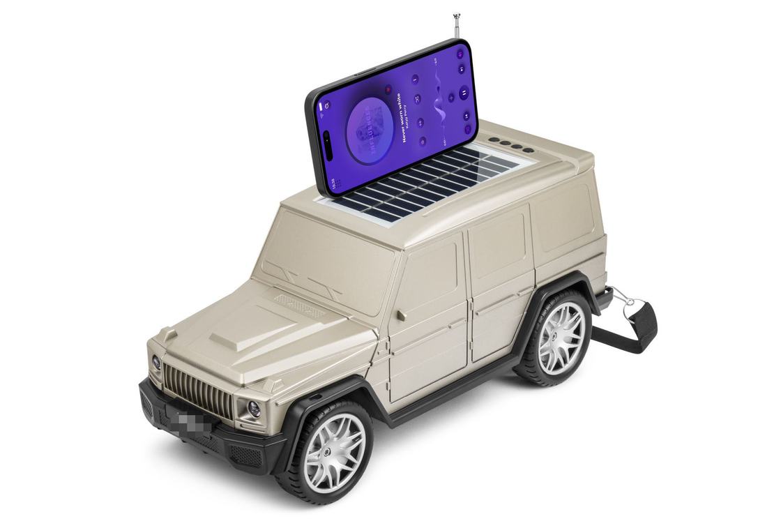 Классический автомобильный динамик Bluetooth сочетает в себе солнечный фонарик и радиофункции для домашнего путешествия на открытом воздухе
