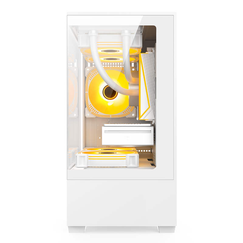 Micro-ATX ITX PC Gaming Case 1 HDD Bay 1 SSD Drive Bay Оба цвета черно-белые