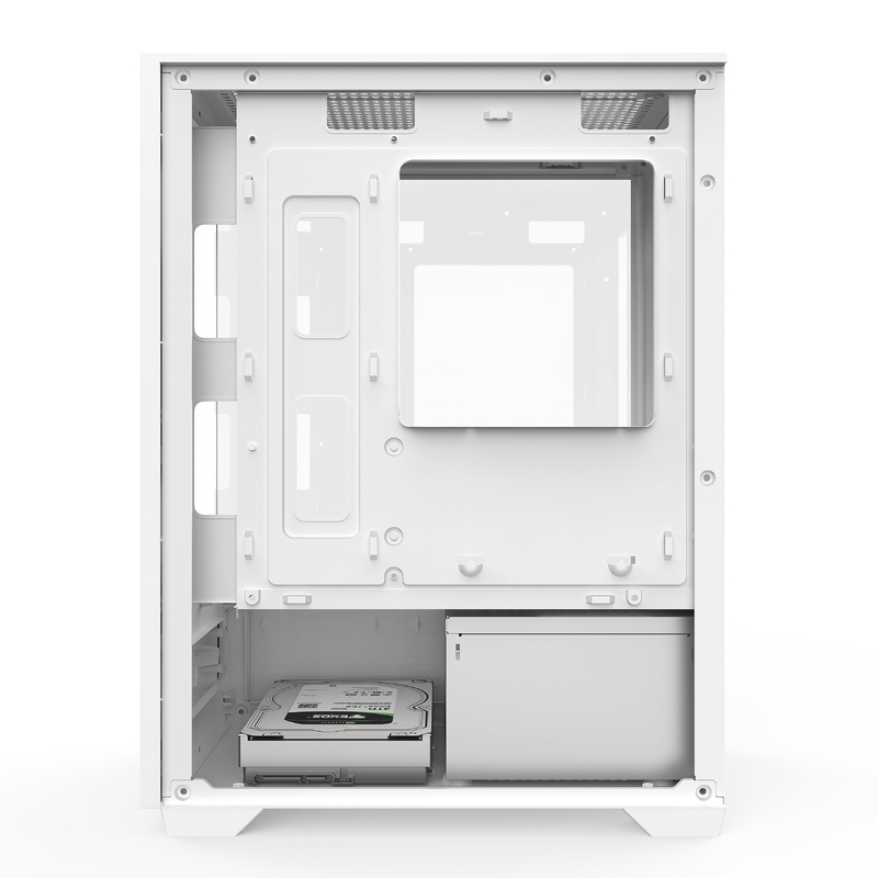 Micro-ATX ITX PC Gaming Case 1 HDD Bay 1 SSD Drive Bay Оба цвета черно-белые