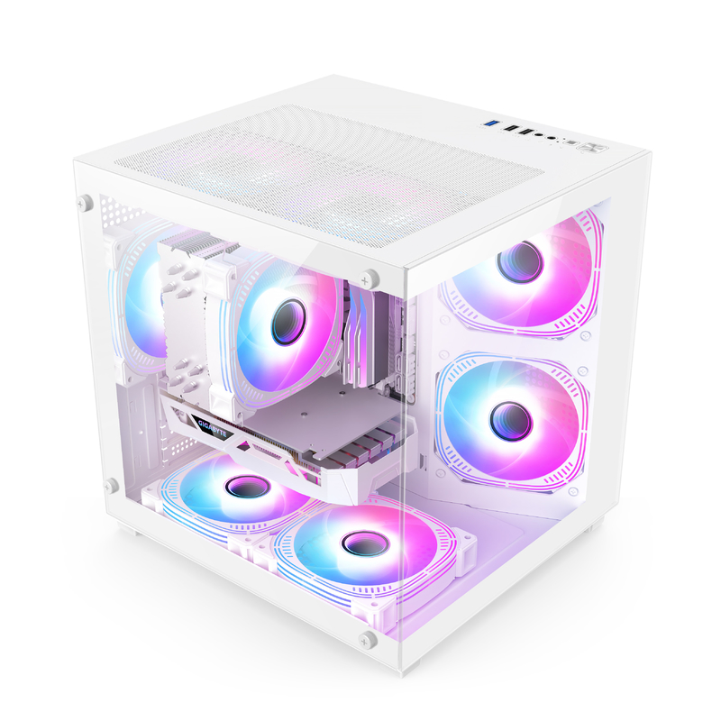 Micro-ATX/ITX PC Case Awesome Heat Dissipation поддерживает множество различных настройки оборудования для профессиональных геймеров
