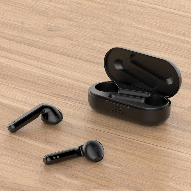Беспроводные наушники ETEK, Bluetooth с микрофоном, дизайн полув ухе, снижение шума для четких звонков, глубокий бас, водонепроницаемый