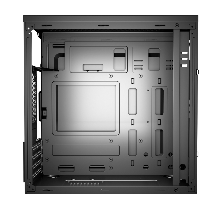 ETEK Игровой компьютерный корпус MATX 2 Большие RGB вентиляторы на передней панели Вентилятор на боковой панели Доступная поддержка OEM ODM