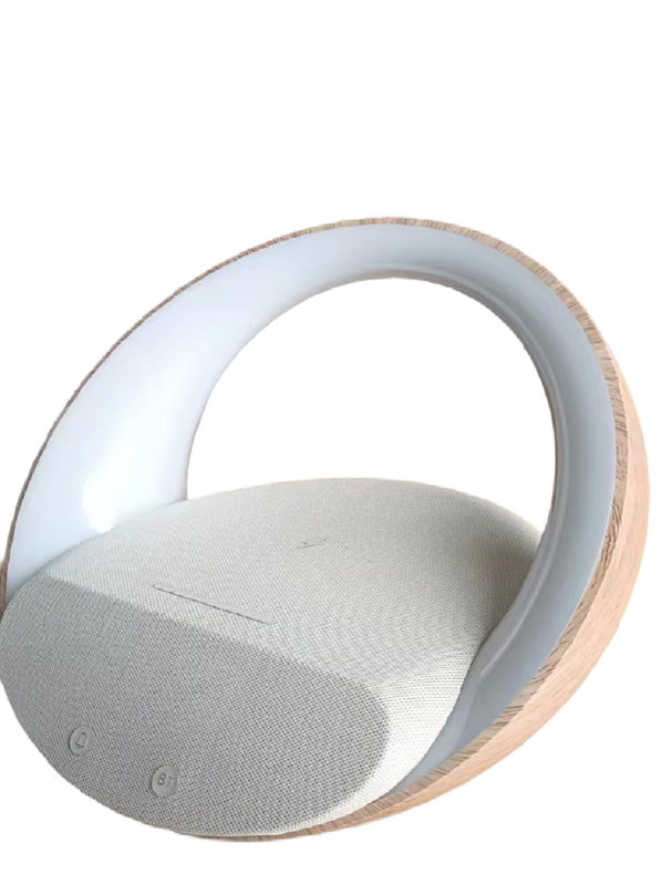 Многофункциональный беспроводной зарядный динамик Bluetooth подключение Встроенные светодиоды и будильник для семей