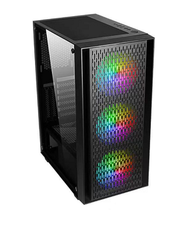 Поддерживает материнские платы ATX Micro ATX и ITX с 7 слотами для расширения и 6 подвесками для вентиляторов для энтузиастов игроков DIY