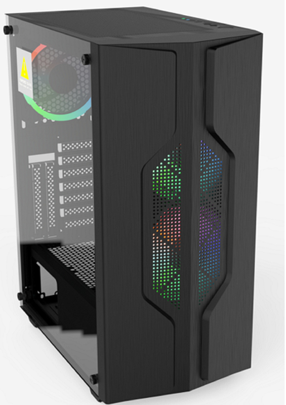 Поддерживает материнские платы ATX Micro ATX и ITX с 7 слотами для расширения и 6 подвесками для вентиляторов для энтузиастов игроков DIY