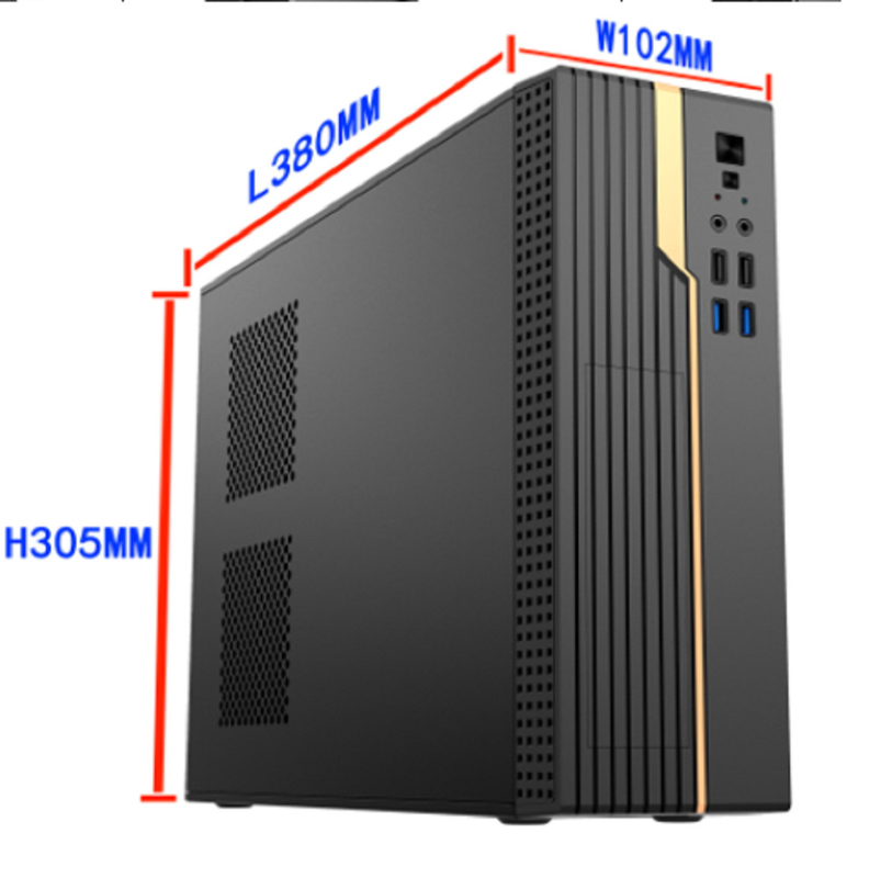 Компьютерный корпус поддерживает Micro ATX и ITX с высокой масштабируемостью хранилища разнообразные передние интерфейсы 8 см вентилятор для охлаждения