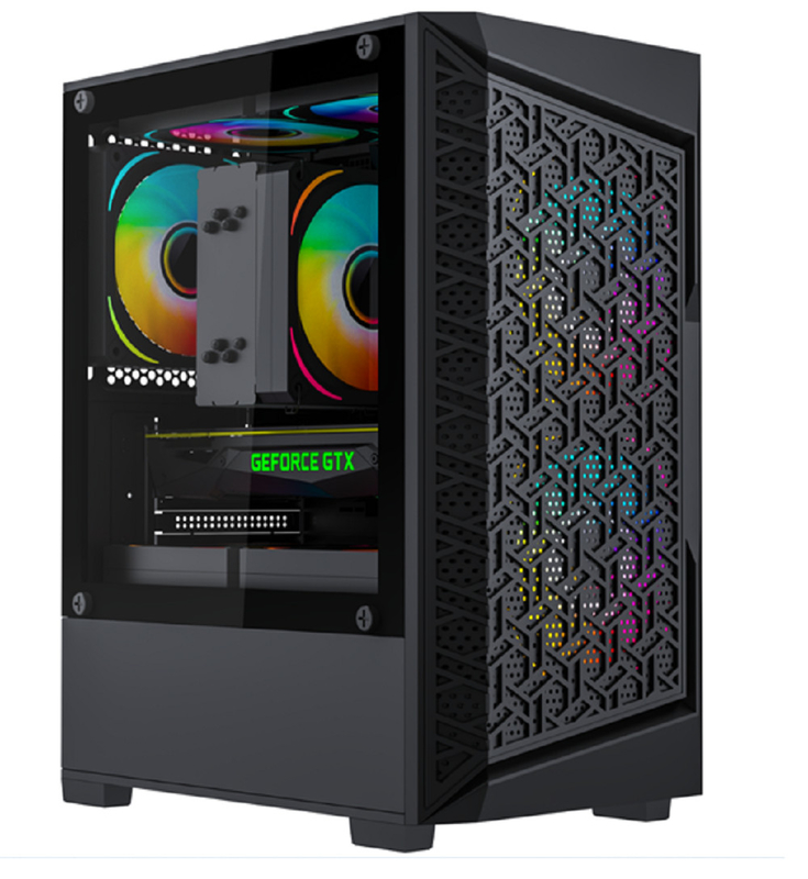 Поддерживает материнские платы MATX и MINI-ITX 5 вентиляторов Компьютерный корпус для эффективного охлаждения USB 3.0 Интерфейс Графические карты до 275 мм в длину