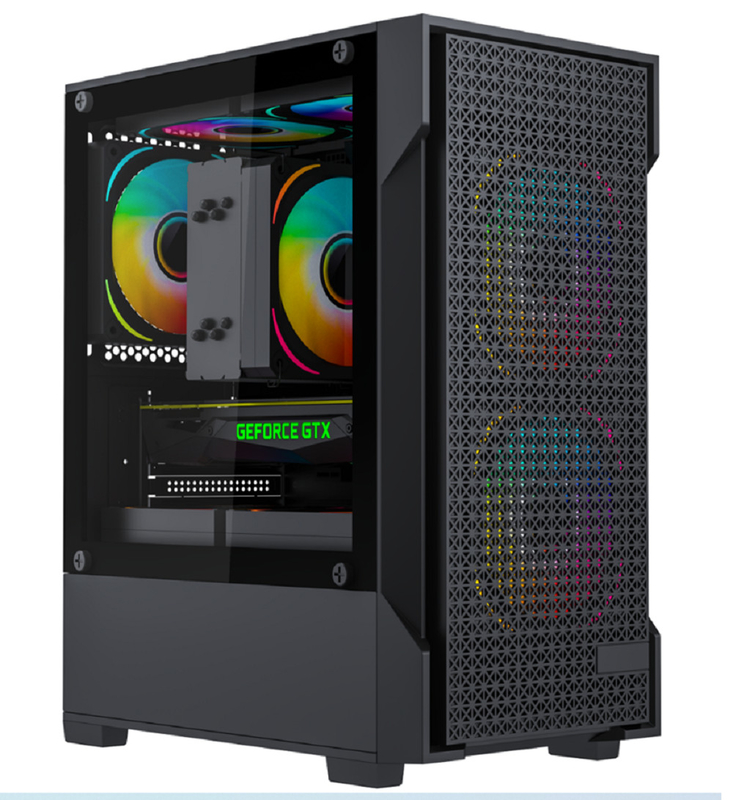 Поддерживает материнские платы MATX и MINI-ITX 5 вентиляторов Компьютерный корпус для эффективного охлаждения USB 3.0 Интерфейс Графические карты до 275 мм в длину
