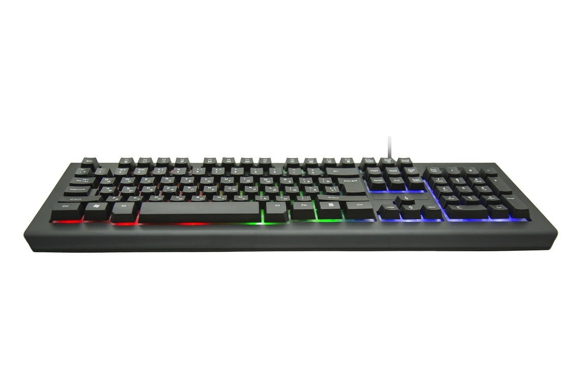 Игровая клавиатура RGB полноразмерной формы на 104 клавиши для геймеров, офисных работников и всех, кто любит персонализировать свои настройки