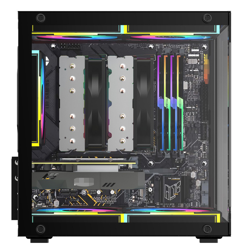 MATX/ITX PC Case поддерживает графические карты до 320 мм CPU-охладители до 165 мм 1 HDD 2 SSD 3 X 12CM Вентиляторы за деньги