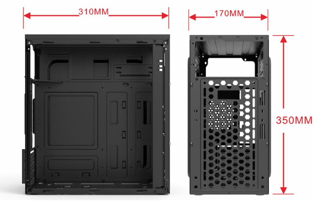 Поддерживает MicroATX MIniATX с 4 слотами для расширения 2HDDs 2 SSDs 12cm и 8cm Вентиляторные монтажи компактный легкий компьютерный чехол для денег