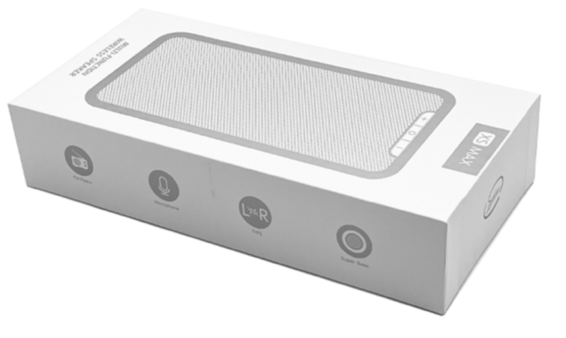 Bluetooth 5.0 TWS TF Card/U AUX Input FM Radio Ø52mm Спикер с бас-диафрагмой поддерживает 4,5-18 часов воспроизведения