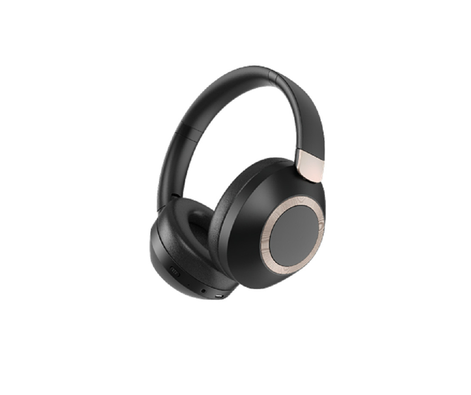 ANC Bluetooth 5.4 Наушники 23dB Отмена шума 12-часовая батарея Сдвижный дизайн с микрофоном Для поездников Любители музыки