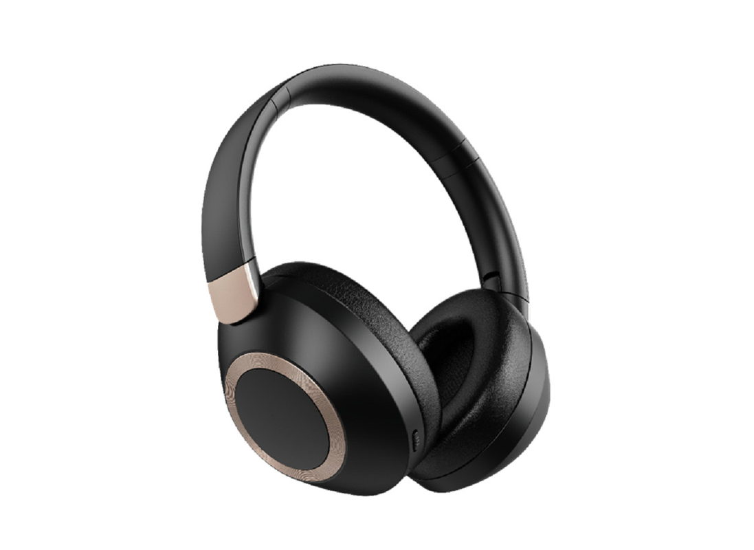 ANC Bluetooth 5.4 Наушники 23dB Отмена шума 12-часовая батарея Сдвижный дизайн с микрофоном Для поездников Любители музыки