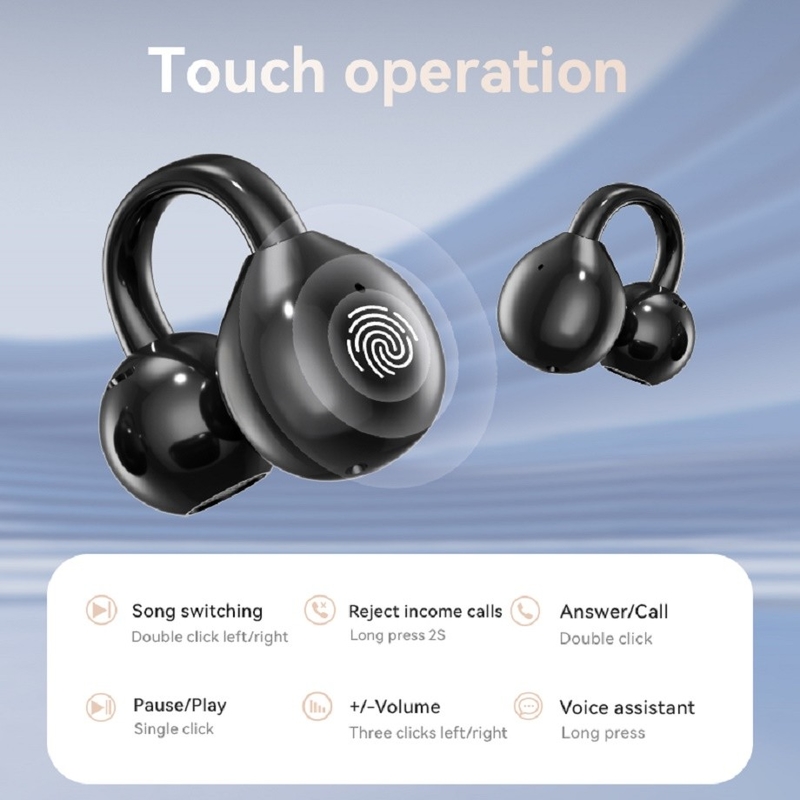 Bluetooth 5.4 F10 Титановый композитный диафрагма динамик A2DP AVRCP HFP 12H Время автономной работы 60H Музыкальное воспроизведение 1H Заряд