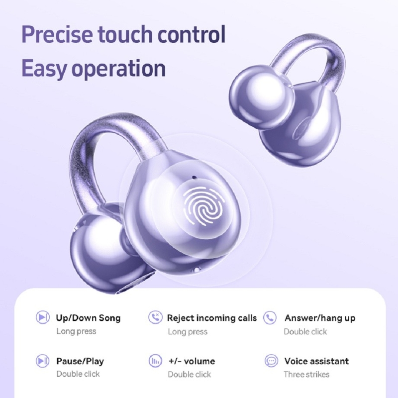 Bluetooth 5.4 A2DP/AVRCP/HFP Поддержка Титановый диафрагма Спикер 4g на ухо Водостойкий Потстойкий Для деловых людей Игроки