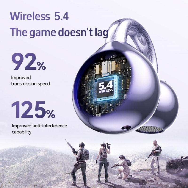 Bluetooth 5.4 A2DP/AVRCP/HFP Поддержка Титановый диафрагма Спикер 4g на ухо Водостойкий Потстойкий Для деловых людей Игроки