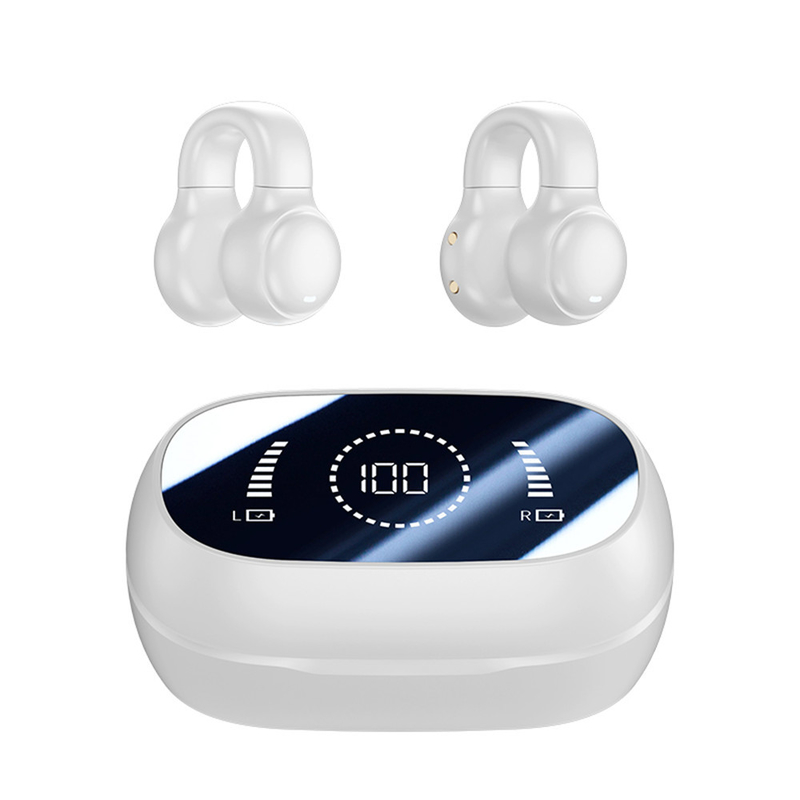 Bluetooth 5.3 Earphone Полностью открытый Ear Design 9D Surround Sound Игра Аудио-синхронизация HIFI Цифровой дисплей 1.5H Зарядка 6H Однопроизведение