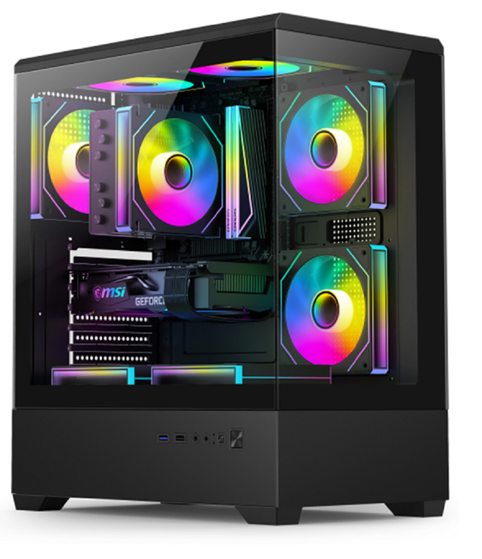 Полный размер совместимая архитектура поддерживающая E-ATX/ATX материнские платы 330 мм графические карты 240 мм верхний монтаж водоохлаждающей сетки компьютерный чехол