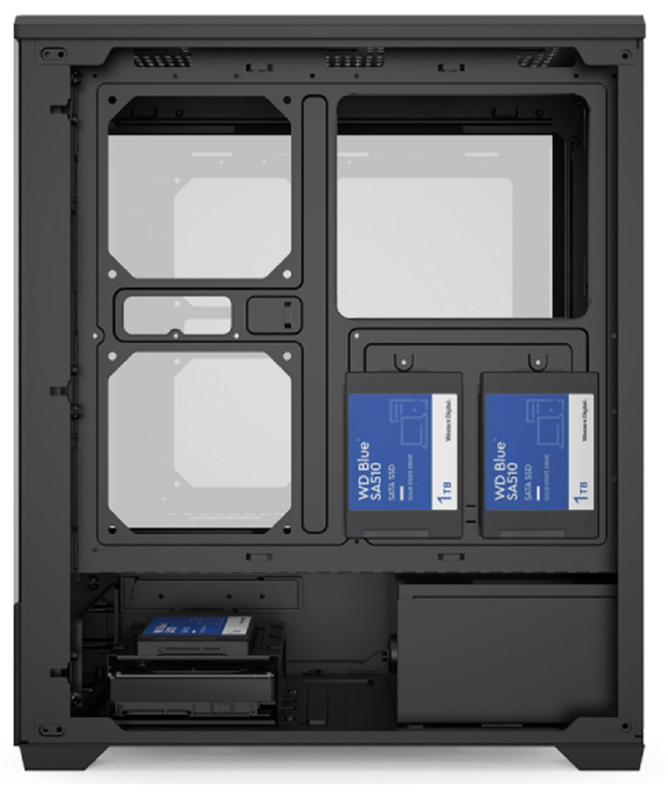 Поддерживает E-ATX / ATX / M-ATX 11 Фан слоты Компьютерный корпус Двухрежимный приводной узел, 0,6 мм SPCC сталь + ABS панель для энтузиастов хардкор, MOD строителей