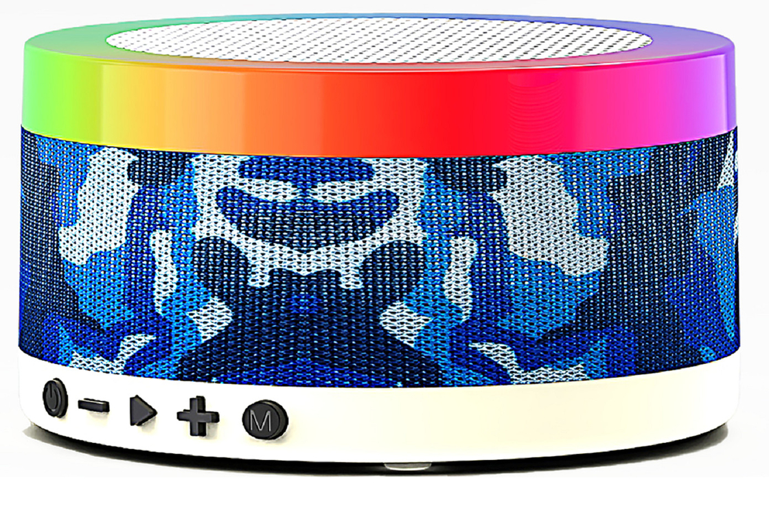 RMS 15W Мощность 102mm Спикер Bluetooth TF Карта USB FM Радио Поддержка 2400mAh Батарея Красочные светодиоды с несколькими режимами