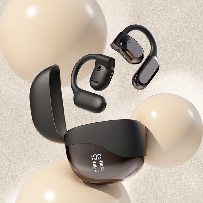 Bluetooth 5.4 Earphone с 10-метровым диапазоном до 8-9 часов за звонк 300mAh зарядный корпус обеспечивает дополнительную мощность для работы и т.д.
