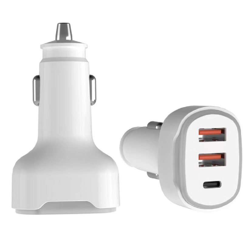 Общая выходная мощность 56 Вт. USB-C PD 20 Вт быстрая зарядка + двойной USB-A QC 18 Вт быстрая зарядка. Компактный дизайн + светодиодный индикатор