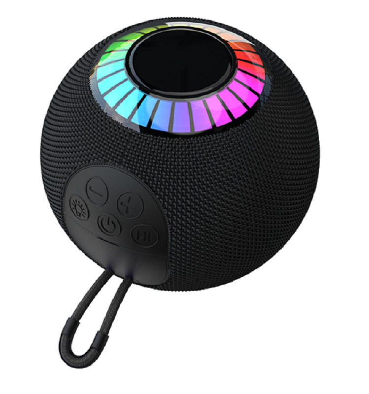 Портативная колонка Bluetooth 5.3 с RGB подсветкой, аккумулятором 1200 мАч, зарядкой Type-C, временем работы до 6 часов, поддержкой AUX / TF / FM / USB