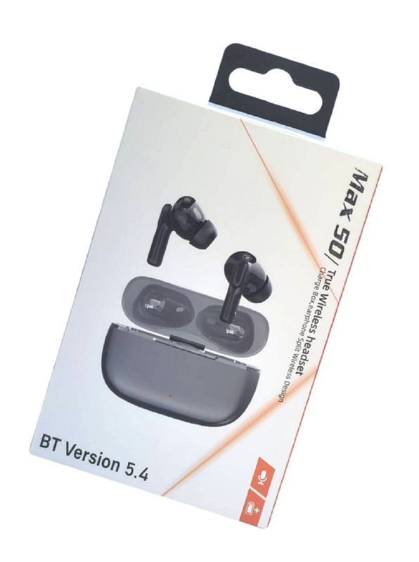 Беспроводные наушники Mini TWS Earbuds Bluetooth версия 5.4 Наушники F13 Медный динамик 200mAh Case 100pcs CTN Ready Черный