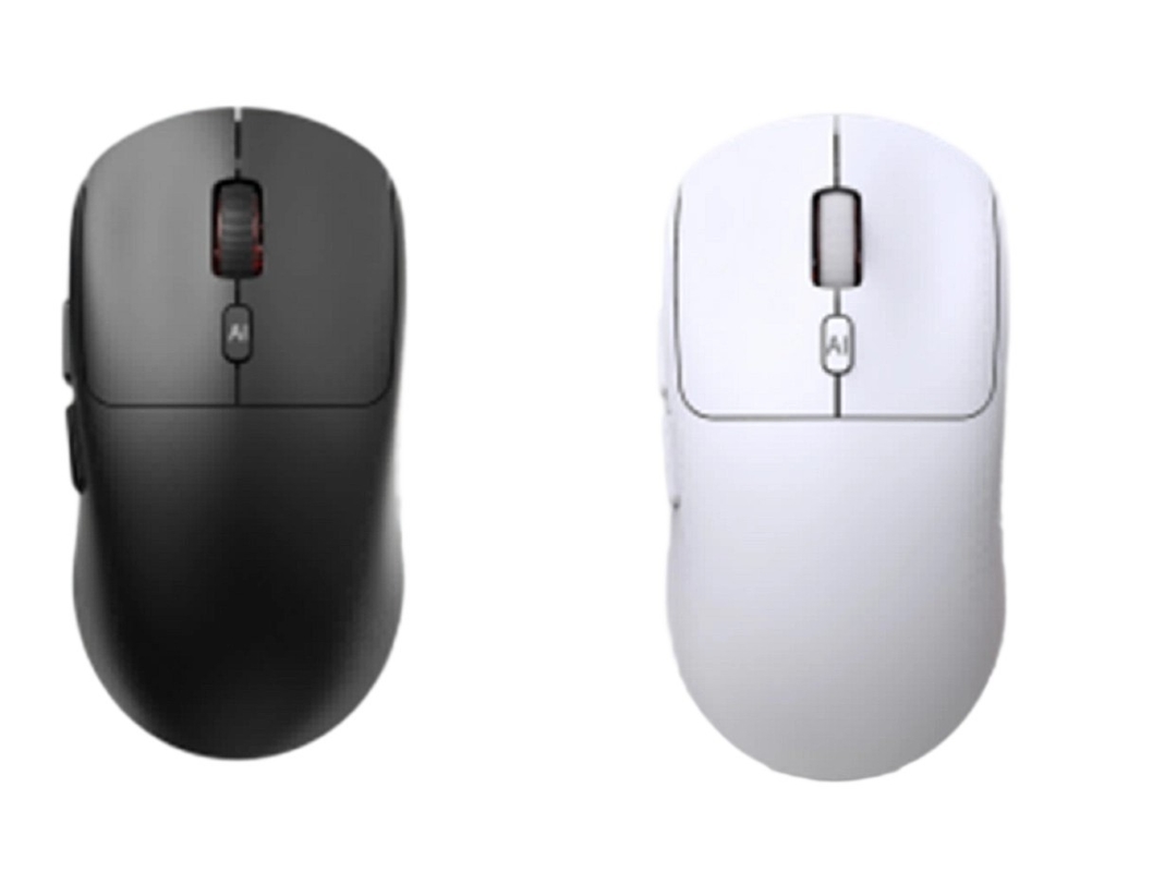 ETEK Tri-Mode AI Mouse, Bluetooth + 2.4G + Wired, 1200-2400DPI, 6 кнопок, батарея 400mAh, для офисных работников и геймеров