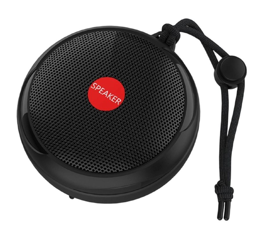 Портативный Bluetooth 5.3 динамик с IPX7 водонепроницаемостью 52 мм Драйвер 3W Выходный Тип-C быстрой зарядки динамик Черный / Красный / Синий / Зеленый