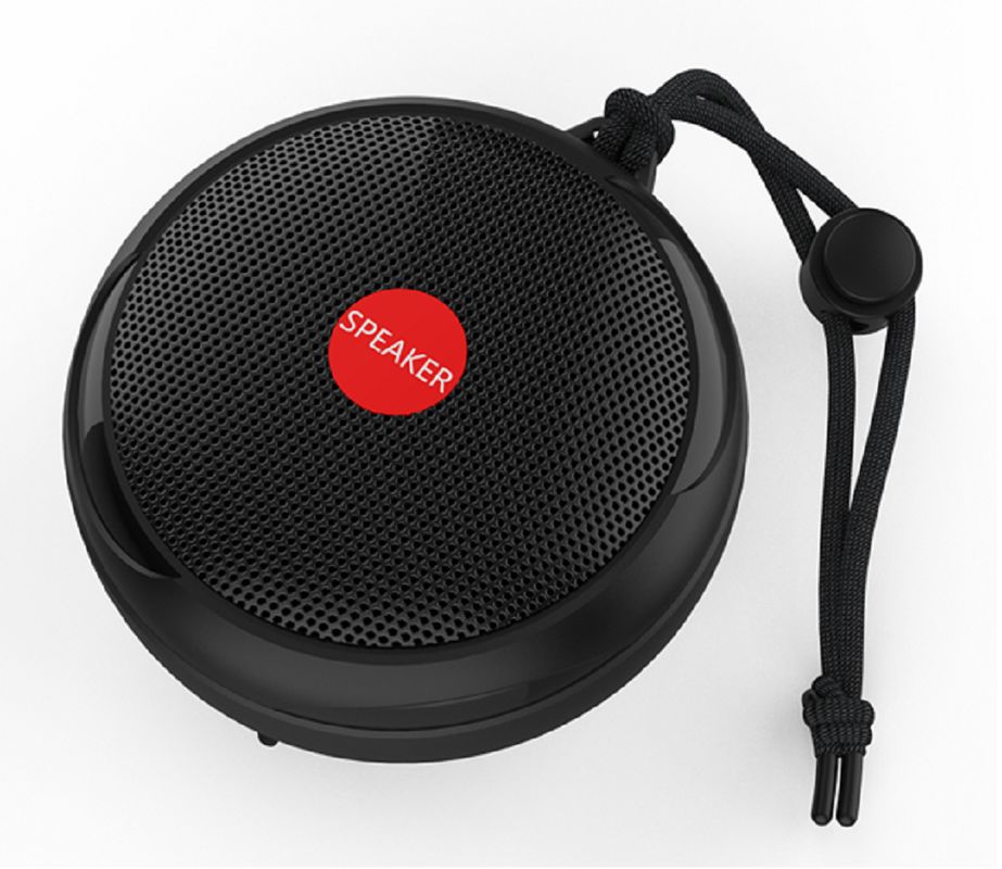 Портативный Bluetooth 5.3 динамик с IPX7 водонепроницаемостью 52 мм Драйвер 3W Выходный Тип-C быстрой зарядки динамик Черный / Красный / Синий / Зеленый