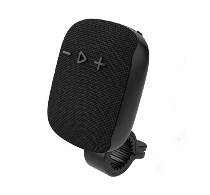 Bluetooth 5.3 динамик, 5 Вт 45 мм драйвер, батарея 400 мАч, ABS + ткань + силиконовый материал, TF / FM / USB воспроизведение и вызов ((черный, красный, синий)