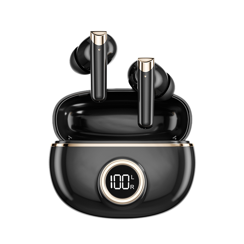 ETEK Plated Bluetooth 5.4 TWS наушники с F10,25mAh наушниковой ячейкой + 230mAh чехлом (защитная плата) 2-3 часа времени звонка.
