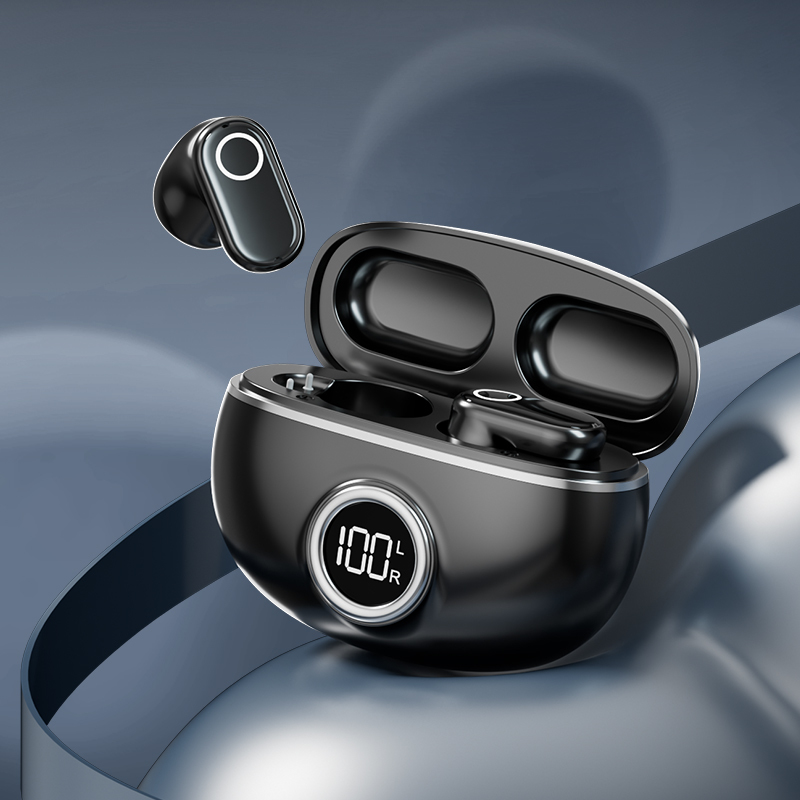 ETEK Plated Bluetooth 5.4 TWS наушники с F10,25mAh наушниковой ячейкой + 230mAh чехлом (защитная плата) 2-3 часа времени звонка.