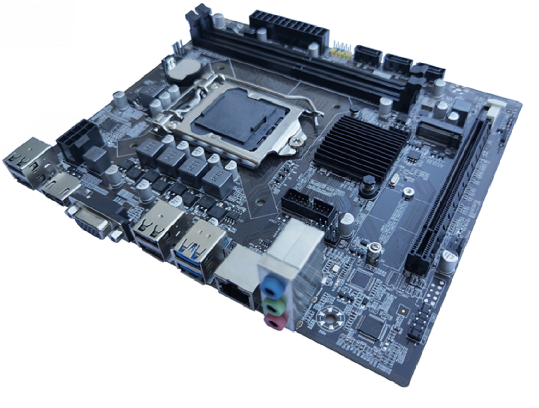 Чипсет ETEK H110 Материнская плата Micro-ATX для процессоров 6-го-9-го поколения Двухканальный выход DDR4 VGA+HDMI 3 * SATA порты + 1 * M.2 слот