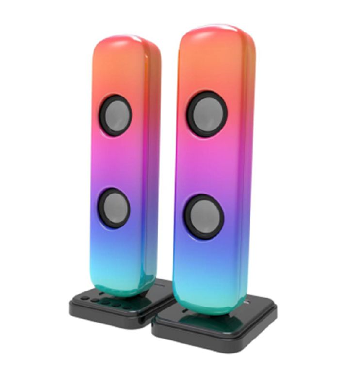 Звуковая панель ETEK обеспечивает выходную мощность 5 Вт*4 RMS через два 2-дюймовых динамика, охватывающих частотный диапазон 35 Гц-16 кГц. Требуется адаптер 12 В 2,5 А.