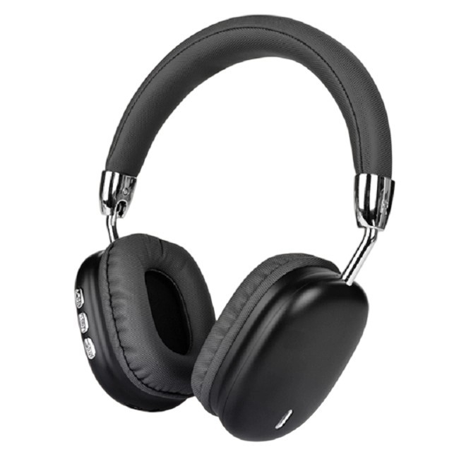 Bluetooth-наушники V5.3 - 40-мм драйверы, аккумулятор 200 мАч, 6 часов воспроизведения, черный, серебристый и розовый