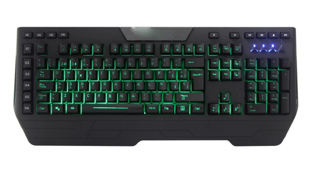 Игровая клавиатура с USB-соединением, 19-ключевая анти-призрачная, RGB-задней подсветка,1Длина кабеля 0,5 м. Доступны дополнительные функции.