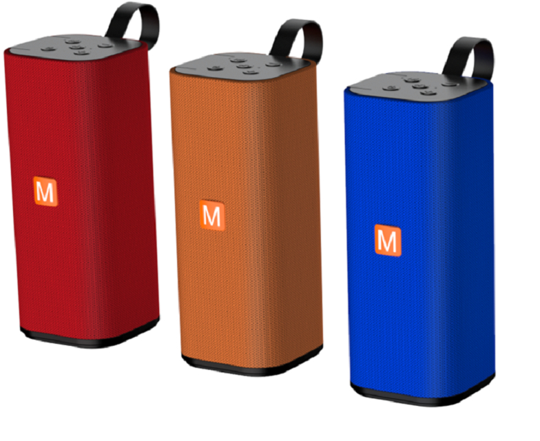 6 Вт портативный динамик Bluetooth, ABS+Fabric, Jie Li Chip, TF/FM/AUX/USB, Бесручный звонок, 1200 мАч батарея