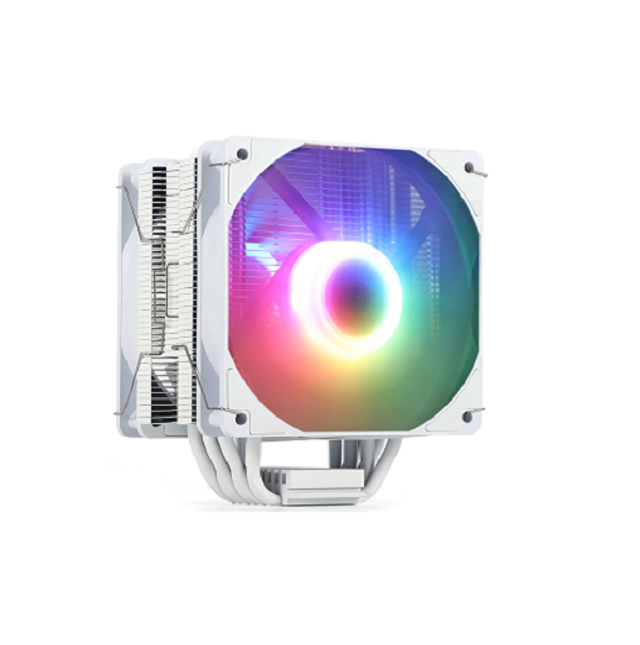 ETEK 6-Pipe RGB CPU Cooler, Dual 120mm PWM Fans, поддерживает AMD, 153*100*122mm, идеально подходит для игр и высокопроизводительных настольных компьютеров