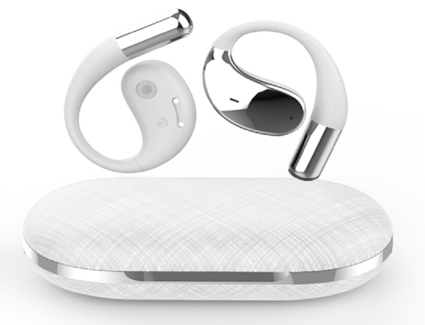 OWS Bluetooth Earbuds, чип AB5656C, драйвер 14 мм, время игры 3 часа, батарея 30 мАч + 300 мАч, HSP/HFP/A2DP/AVRCP, дальность 10 м, 3 цвета